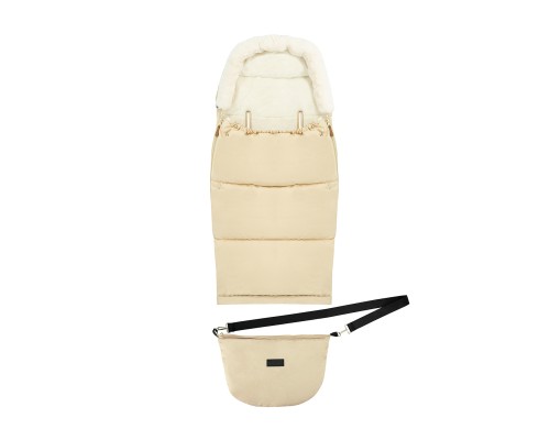 Зимовий конверт MoMi Sleeping bag 2 в 1 beige (AKCE00049)