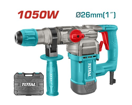 Перфоратор Total TH110266 SDS-Plus, 1050Вт, 0-1100об/хв, 4.5Дж, 0-3800 уд/хв (TH110266)