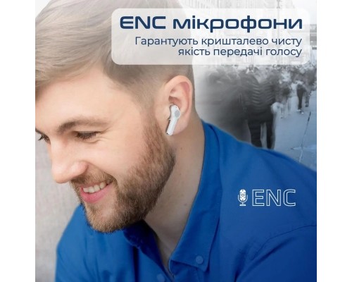 Навушники Promate ProPods White (propods.white)