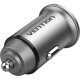Зарядний пристрій Vention 2USB-A 30W QC3.0 Gray Mini Style Aluminium Alloy Type (FFEH0)