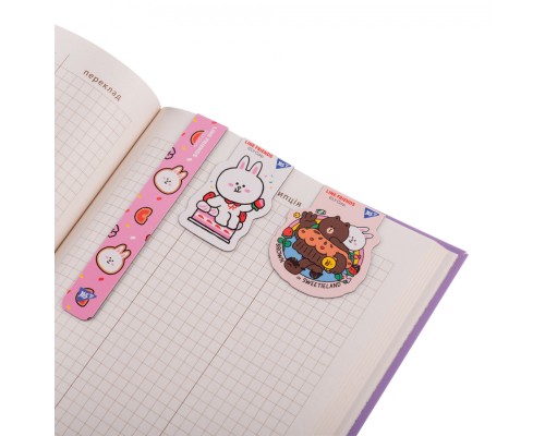 Закладки для книг Yes магнітні Line Friends 3 шт (708358)