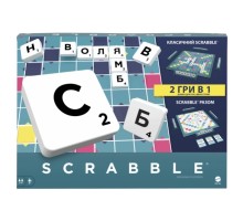 Настільна гра Scrabble Скрабл Оригінал українською (HXW21)