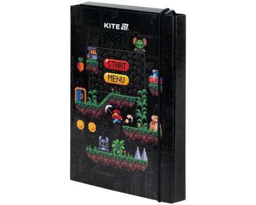 Папка для зошитів Kite В5 на гумці Pixel Game (K25-210-2)