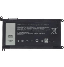 Акумулятор до ноутбука Dell Inspiron 15-5568 WDX0R, 41Wh (3700mAh), 3cell, 11.4V, Li-ion AlSoft (A71072)