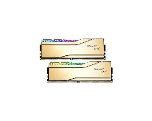 Модуль пам'яті для комп'ютера DDR5 32GB (2x16GB) 7200 MHz Trident Z5 Royal Gold G.Skill (F5-7200J3445G16GX2-TR5G)