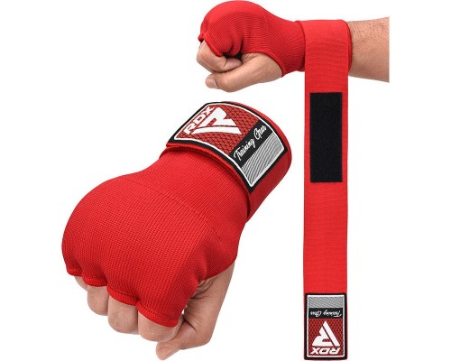 Бинти-рукавиці RDX IS2 Inner Straps Red XL (HYP-IS2R-XL)