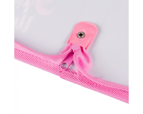 Папка для зошитів Yes пластикова на блискавці Glamour синя В5 (492206)