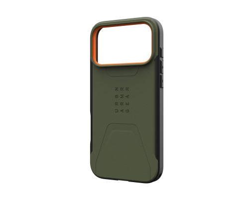 Чохол до мобільного телефона UAG iPhone 17 Pro Max Civilian MagSafe Olive/Orange (114546117297)