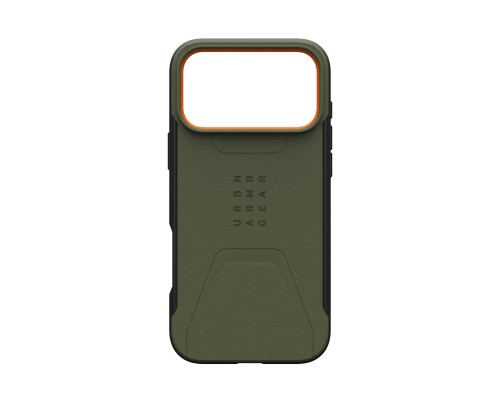 Чохол до мобільного телефона UAG iPhone 17 Pro Max Civilian MagSafe Olive/Orange (114546117297)