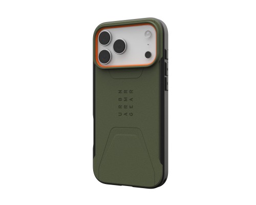 Чохол до мобільного телефона UAG iPhone 17 Pro Max Civilian MagSafe Olive/Orange (114546117297)