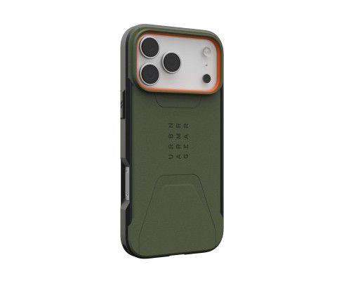 Чохол до мобільного телефона UAG iPhone 17 Pro Max Civilian MagSafe Olive/Orange (114546117297)