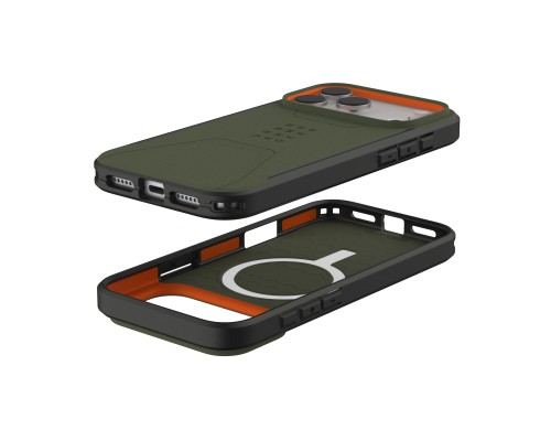 Чохол до мобільного телефона UAG iPhone 17 Pro Max Civilian MagSafe Olive/Orange (114546117297)