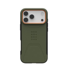 Чохол до мобільного телефона UAG iPhone 17 Pro Max Civilian MagSafe Olive/Orange (114546117297)