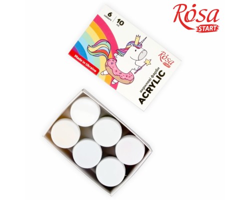 Акрилові фарби Rosa START Unicorn 6 x10 мл (4823098531029)