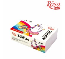 Акрилові фарби Rosa START Unicorn 6 x10 мл (4823098531029)