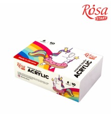 Акрилові фарби Rosa START Unicorn 6 x10 мл (4823098531029)