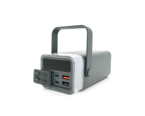 Батарея універсальна Remax 40000mAh, 22.5W, PD+QC, 2*USB+2*Type-C, Gray (RPP-596)