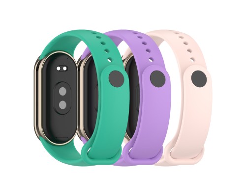 Ремінець до фітнес браслета Armorstandart комплект 3шт Xiaomi Smart Band 10/9/8 Spring (ARM75720)