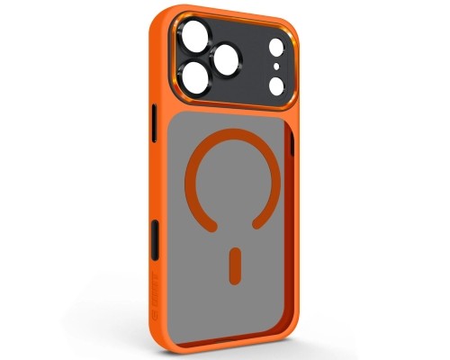 Чохол до мобільного телефона Armorstandart Unit-C MagCase SE Apple iPhone 17 Pro Max Orange Black (ARM86321)