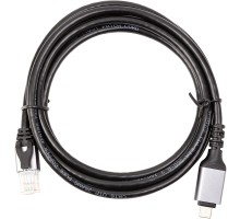 Дата кабель USB-C to RJ45 Ethernet 2.0m PowerPlant (CA914920)