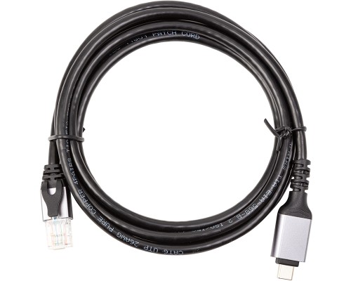 Дата кабель USB-C to RJ45 Ethernet 2.0m PowerPlant (CA914920)
