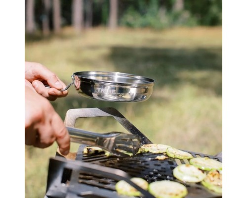 Набір туристичного посуду Tribe Single Set сталевий (T-FG-0009-metal)