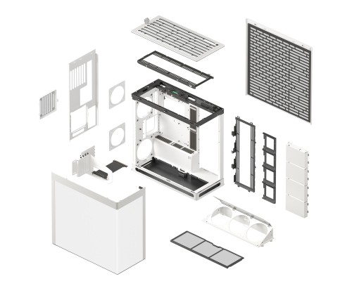 Корпус HAVN HS 420 VGPU Edition White (HVN-CA-HS420-07)