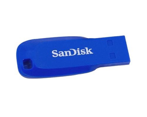 USB флеш накопичувач SanDisk 16GB Cruzer Blade Blue Electric USB 2.0 (SDCZ50C-016G-B35BE) 