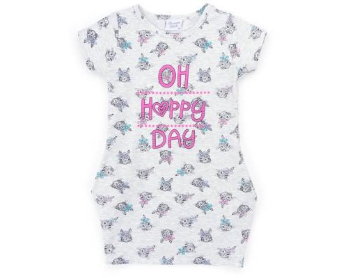 Плаття дитяче Breeze з кроликами (7678-110G-gray)