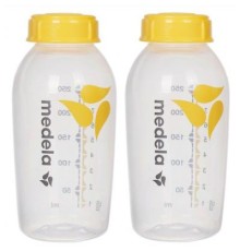 Контейнер для зберігання грудного молока Medela Набір пляшечок 250 мл 2 шт (200.1659)