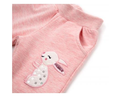 Набір дитячого одягу Breeze з зайчиками (13649-80G-peach)