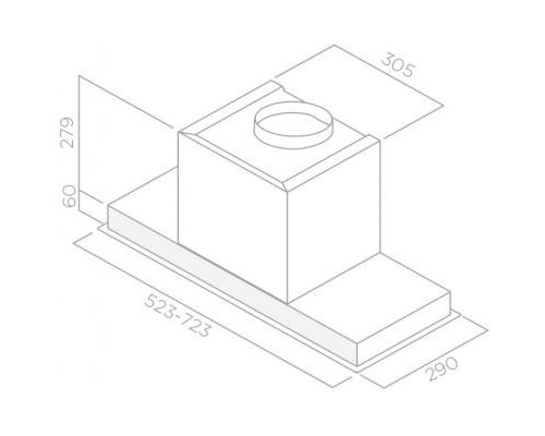 Витяжка кухонна Elica HIDDEN 2.0 IX/A/90