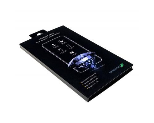 Скло захисне Grand-X Xiaomi Redmi Note 9 full cover black (GXXRN9FCB) (GXXRN9FCB)