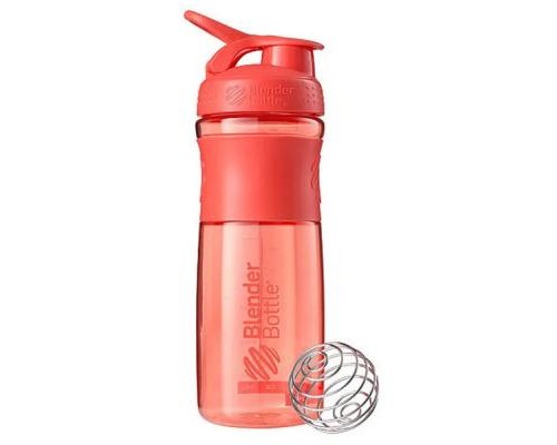Шейкер спортивний BlenderBottle SportMixer 820ml Coral ORIGINAL (SM 28oz Coral) Шейкер спортивний BlenderBottle SportMixer 820ml Coral ORIGINAL (SM 28oz Coral)