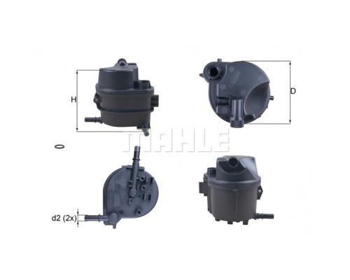 Фільтр паливний Mahle KL777D