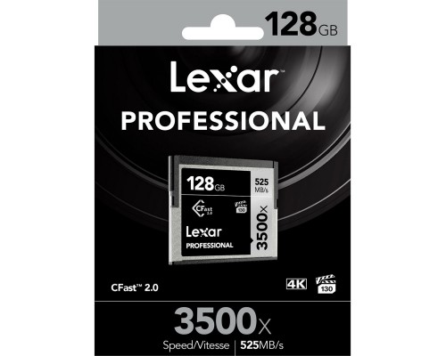 Карта пам'яті Lexar 128GB Compact Flash 3500x Professional (LC128CRBEU3500)