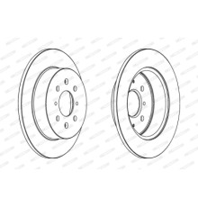 Гальмівний диск FERODO DDF1466