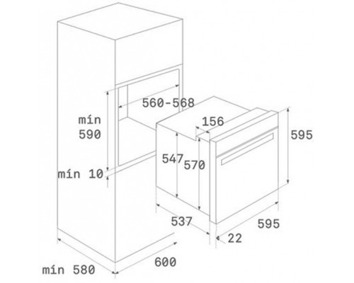 Духова шафа Teka HLB 840 (WH)