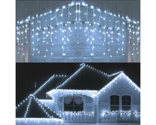 Гірлянда ColorWay Бахрома 6мx0.6м 192Led IP44 холодний колір (CW-GOF-192L66VCW)