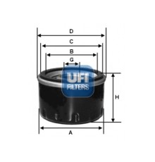 Фільтр масляний UFI 23.564.00