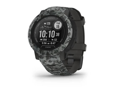 Смарт-годинник Garmin Instinct 2, Camo Edition, Graphite Camo, GPS (010-02626-03)