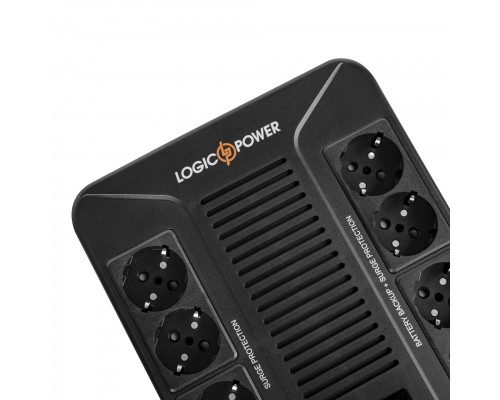 Пристрій безперебійного живлення LogicPower LP-UL600VA-8PS (16160) Пристрій безперебійного живлення LogicPower LP-UL600VA-8PS (16160)
