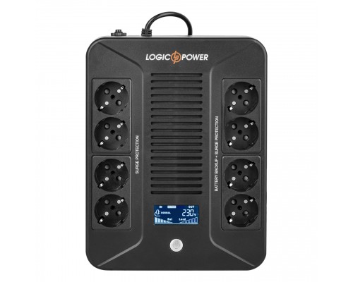 Пристрій безперебійного живлення LogicPower LP-UL600VA-8PS (16160) Пристрій безперебійного живлення LogicPower LP-UL600VA-8PS (16160)