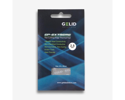 Термопрокладка Gelid Solutions GP-Extreme 80x40x2.5 mm (TP-GP01-F)