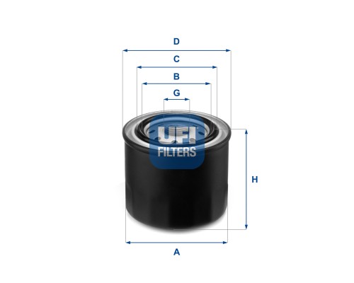 Фільтр масляний UFI 23.259.00