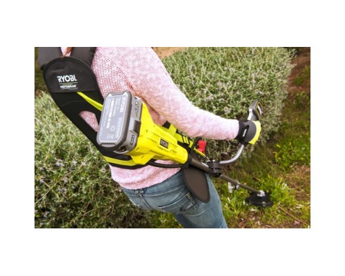 Тример садовий Ryobi ONE+ RBC18X20B4F, акумуляторний, 18В, АКБ 1х4Ач, диск/ліска. (5133003713)