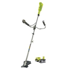 Тример садовий Ryobi ONE+ RBC18X20B4F, акумуляторний, 18В, АКБ 1х4Ач, диск/ліска. (5133003713)