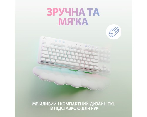 Клавіатура Logitech G715 Aurora Wireless Gaming GX Red Lightspeed/Bluetooth UA Off-White (920-010692)