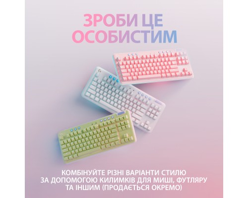 Клавіатура Logitech G715 Aurora Wireless Gaming GX Red Lightspeed/Bluetooth UA Off-White (920-010692)