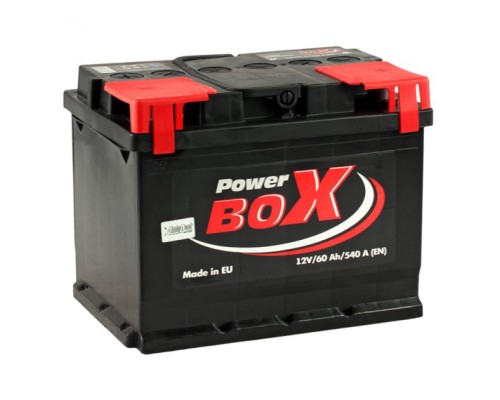 Акумулятор автомобільний PowerBox 60 Аh/12V А1 Euro (SLF060-00)